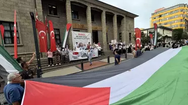 Trabzon'da Filistin'e Destek Yürüyüşü