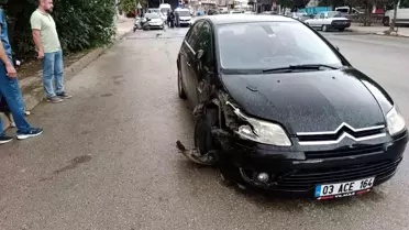 Osmancık'ta Kaza: Kontrolden Çıkan Otomobil 2 Araca Çarptı