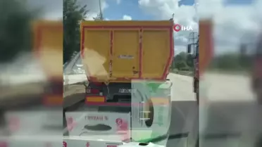 Ambulansa Yol Vermeyen Kamyona Ceza