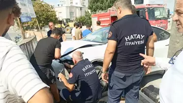 Hatay'da Polis Aracıyla Kaza: 5 Yaralı