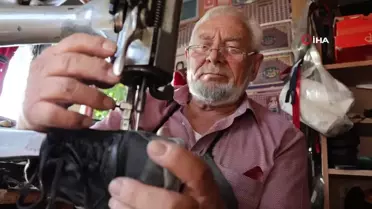 Aksaray'da Kış Öncesi Ayakkabı Tamiri Tercih Ediliyor