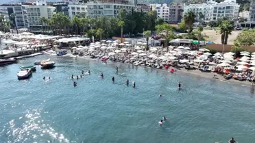 Marmaris'te Turizm Yoğunluğu Devam Ediyor