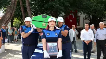 Muğla'da Zabıta Daire Başkanı Şevket Gülen için Tören Düzenlendi