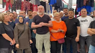 Zonguldak'ta Pazar Esnafı Eylemde