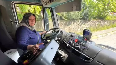 Çayeli'nde Temizlik Göreviyle Kadın Gücünü Gösteriyor