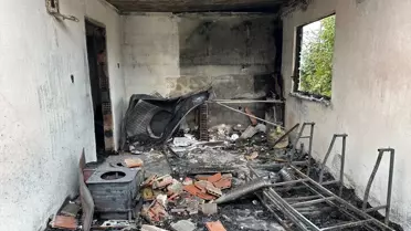Korgan Yaylası'nda Yangın