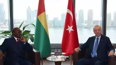 Erdoğan, Gine Bissau Cumhurbaşkanı ile Görüştü