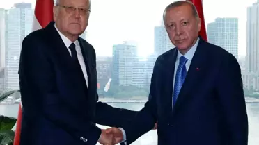 Erdoğan, Lübnan Başbakanı Mikati'yi kabul etti