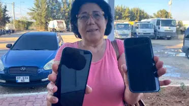 Antalya'da kaybolan telefonlar çöpten bulundu
