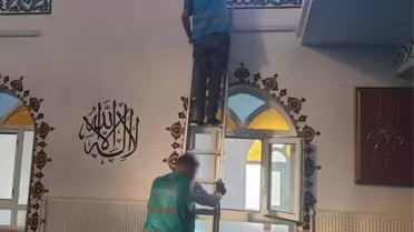 Denetimli Serbestlik Hükümlülerinden Camilerde Temizlik