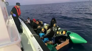 Kuşadası'nda 20 Düzensiz Göçmen Kurtarıldı