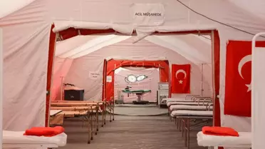 Balıkesir'de Mobil Sahra Hastanesi Kuruldu