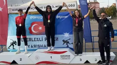 Kayserili Sporcular Tekerlekli Paten'de İkinciliği Elde Etti