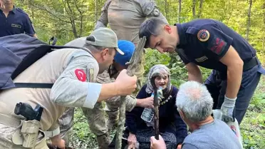 Kaybolan Yaşlı Kadın Ormanda Bulundu