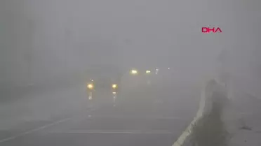 Bolu Dağı'nda Görüş Mesafesi 20 Metreye Düştü