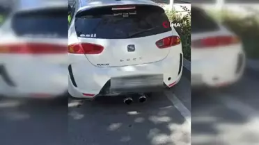 Elazığ'da Abartı Egzozlu 180 Araca Ceza