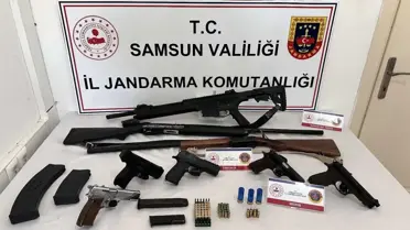 Samsun'da Silah Kaçakçılığı Operasyonu