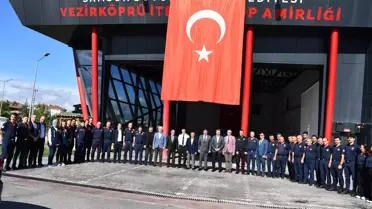 Vezirköprü'de İtfaiyecilik Haftası Kutlandı