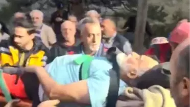 Traktör Uçuruma Yuvarlandı: Sürücü Kurtarıldı