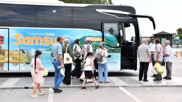 Samsun Büyükşehir Belediyesi'nin 'Odak Samsun' Projesiyle Turizm Otobüsleri İlgi Görüyor