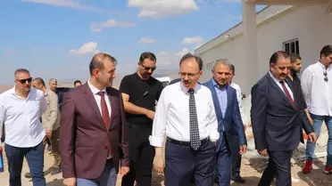 Vali Kızılkaya'dan Asfalt Tesisi Ziyareti