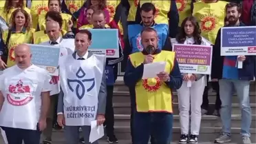 Tokat'ta Öğretmenlerden Kanun Teklifine Tepki