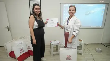 Gaziemir Belediyesi'nden Gebe Okulu Sertifika Töreni