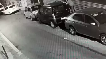 Şişli'de Hırsızlık Girişimi Kamerada
