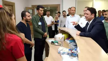 Kaymakam Şahin Acil Servisi Ziyaret Etti