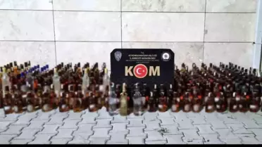 Afyonkarahisar'da Sahte Alkol Operasyonu