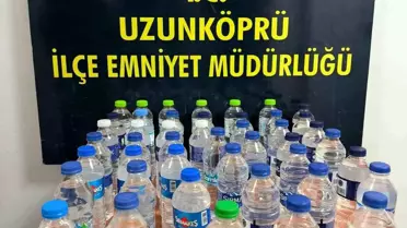 Edirne'de Kaçak Alkole Operasyon