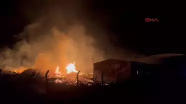 Karacabey'de Fabrika Yangını