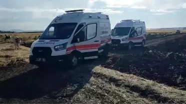 Ergani'de Anız Yangını: Bir Kişi Dumandan Etkilendi