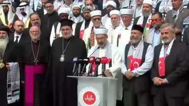 Erbaş'tan Gazze İçin Barış Çağrısı