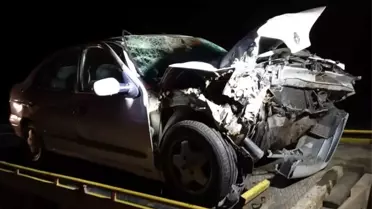 Ankara'da kamyonla çarpışan otomobildeki karı-koca hayatını kaybetti