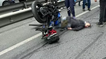 E-5'te Motosiklet Kazası: Bir Kişi Hayatını Kaybetti