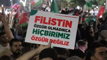 Batman'da Filistin'e Destek Yürüyüşü