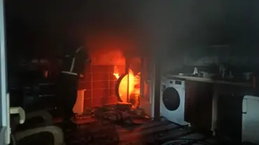 Hatay'da Ev Yangını Kontrol Altına Alındı