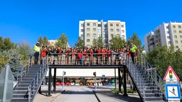 Selçuklu Trafik Eğitim Parkı'nda Çocuklara Trafik Bilinci Aşılanıyor