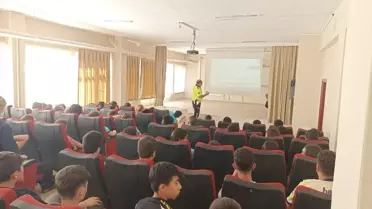 Almus'ta Öğrencilere Trafik Eğitimi