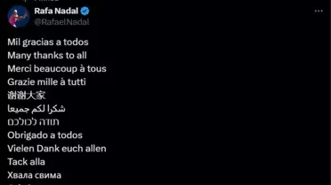 Rafael Nadal Emekliliğini Açıkladı