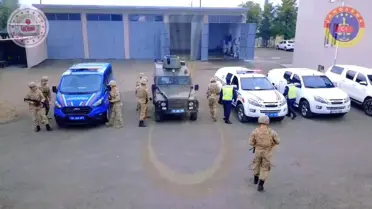 Erzurum'da Petrol Boru Hattı Tatbikatı