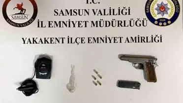 Samsun'da Narko Uygulaması: Silah ve Radar Cihazı Ele Geçirildi