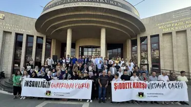 Kahramanmaraş'ta Filistin İçin Yürüyüş