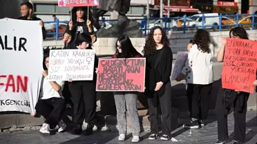 Ankara'da Kadın Cinayetlerine Protesto