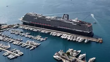 Kruvaziyer MS Nieuw Statendam Marmaris'e Geldi