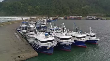 Sinop'ta Balıkçılar Fırtınadan Kaçtı