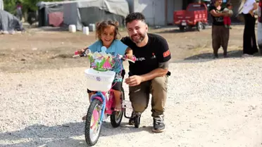 6 Yaşındaki Tekgül'ün Bisiklet Hayali Gerçek Oldu