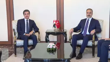 Fidan ve Barzani Ankara'da Görüştü