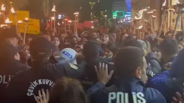 Kadınlar, Rojin için sokaklara döküldü, meşaleli yürüyüş yaptı